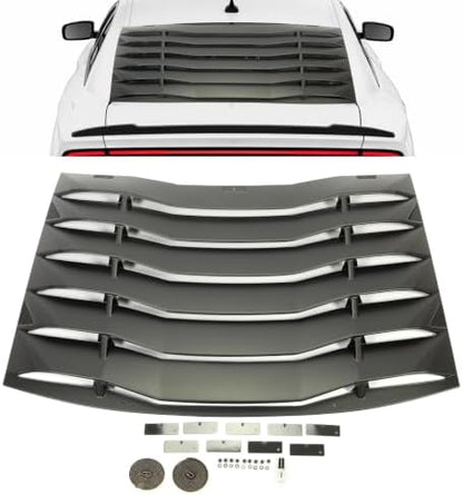 ALMULOO Rear Windshield Louver Compatible by Provideautoparts