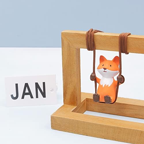 YGMONER Cute Swinging Fox Car Rear View Mirror Hanging Accessories Funny Car - Image 3
