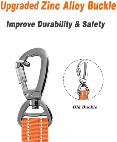 AUBELL Tactical Dog Leash Heavy Duty, 4-6ft No Pull Bungee Leash - Image 5