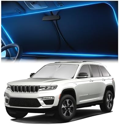 Magnelex Windshield Sun Shade for Jeep Grand Cherokee 2011-2026, Foldable Car by Magnelex