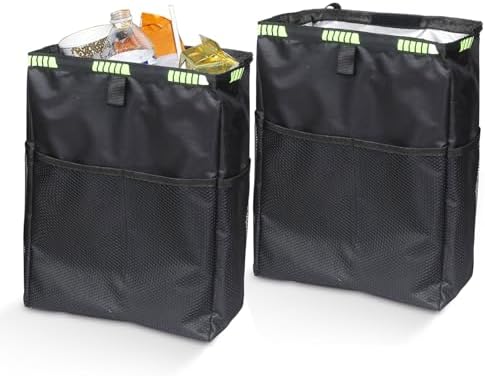 Car Trash Can, Car Trash Bag Hanging, 3.5 Gallons Ultra Large Capacity by NetCan