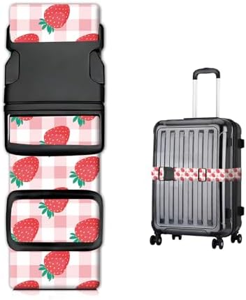 Luggage Straps for Suitcases, Heavy Duty Travel Belt by JYCardPKT