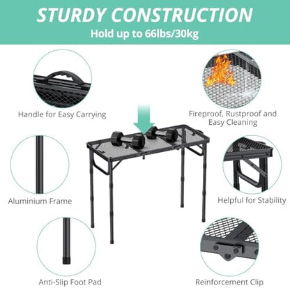 VINTEAM Folding Grill Table - Image 6