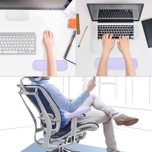 MOSISO Chair Armrest Pads, Home/Office Chair Arm Rest Covers - Image 5
