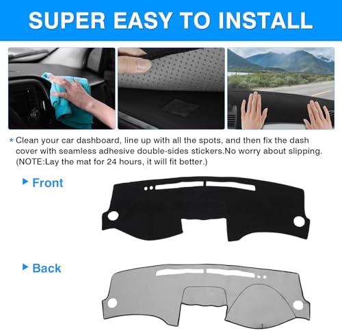Autorder Dashboard Cover Mat for Toyota Solara 2004-2008 Accessories Dash Cover - Image 5