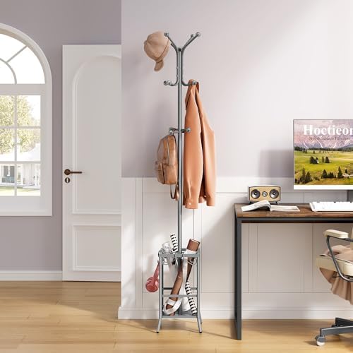 Hoctieon Coat Rack Freestanding, Coat Tree - Image 5
