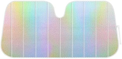 BDK Iridescent Mermaid Car Windshield Sun Shade Accordion Folding Sunshade by BDK