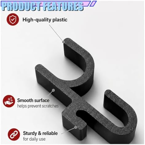 2PCS Car Trunk Umbrella Hook, Universal No Drilling Car Interior Storage Hanger - Image 4