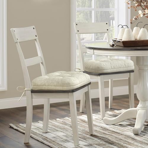 Shinnwa Kitchen Chair Cushions Set of 6, Dual-Layer Memory Foam Dining Chair - Image 7