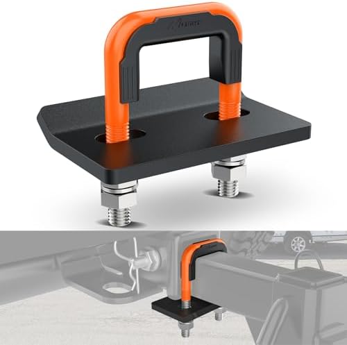 Nilight Trailer Hitch Tightener Anti-Rattle Orange U-Bolt by Nilight
