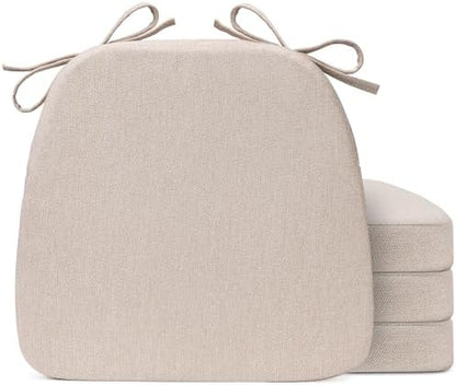 Sunsleek Chair Cushions for Dining Chairs D-Shaped Seat Cushions Chair Pads by Sunsleek