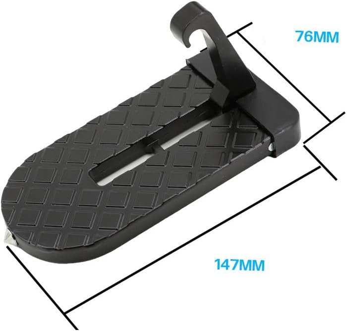 Car Door Step for Easy Roof Access -Multi-Foldable Aluminum Alloy Car Step Hook - Image 3
