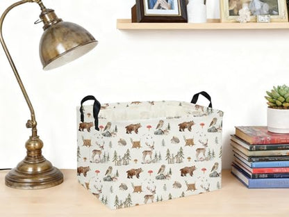 Rectangle Animal Basket Cute Storage Bin Organizer Box - Image 6