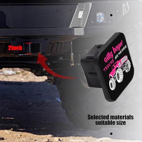 Trailer Hitch Cover Silly Boys Trucks - Image 3