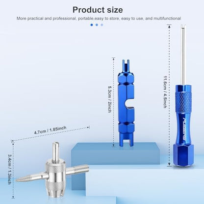 3-Piece Tire Valve Tool Kit for Presta and Schrader - Image 3