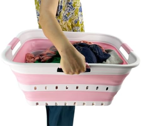 SAMMART 42L Collapsible Plastic Laundry Basket - Image 6