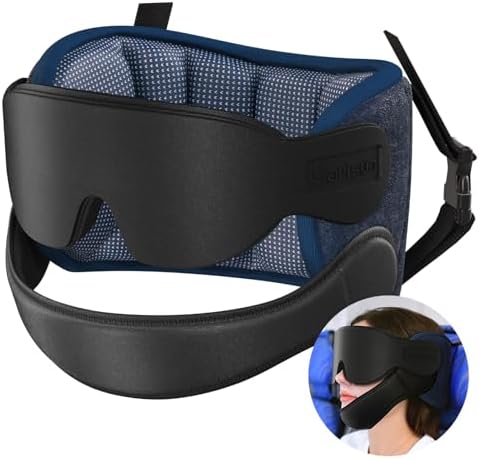 SARISUN Travel Pillow with Chin Strap, Stable Head Support by SARISUN