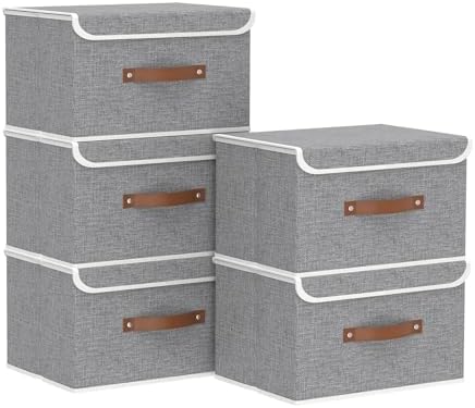 Yawinhe Collapsible Storage Bins, 13.0x9.0x7.9in by Yawinhe