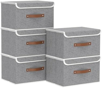 Yawinhe Collapsible Storage Bins, 13.0x9.0x7.9in by Yawinhe