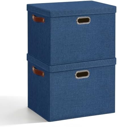 17" Large Fabric Storage Box by Roobyl