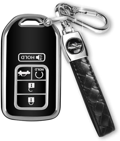 MILD EAST for Honda Key Fob Cover 5 Buttons by MILDEAST