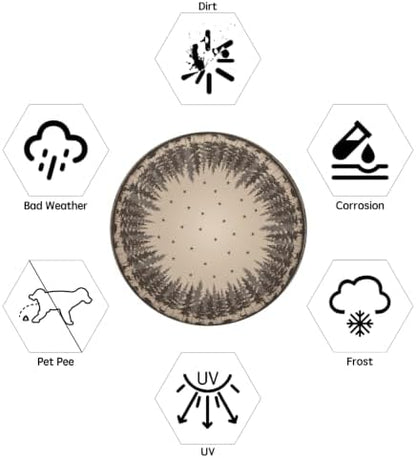 Spare Tire Cover for RV Camper Trailer Bear Deer Mountains Forest - Image 5