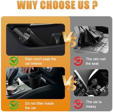 Car Umbrella Storage Bucket, Waterproof & Leakproof Auto Front Back Seat Door - Image 6