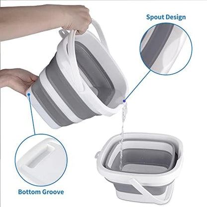 Collapsible Bucket, 5L 1.3Gallon Small Cleaning Mop Buckets - Image 4