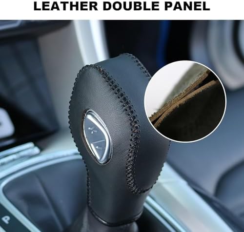 EATAKWARD PU Carbon Fiber Car Gear Shift Knob Cover Fit - Image 2
