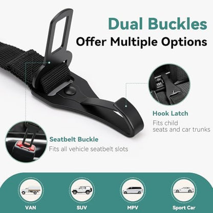 Universal Dog Seat Belt for Car, Dog Car Seatbelt - Image 2