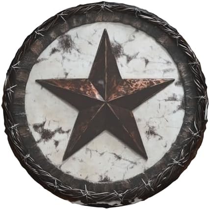 Western Texas Star Spare Tire Cover Wheel Protectors Weatherproof Sun - Image 2