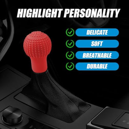Car Gear Shift Knob Cover, Gear Shift Knob Cover Car Protect Accessories - Image 6