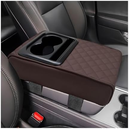 Car Center Console Armrest Pillow, Memory Foam Auto Armrest Box Cover by Unknown
