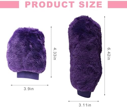 Sun Walker Fluffy Car Gear Shift Knob & Handbrake Cover, Furry Auto Hand Brake - Image 2