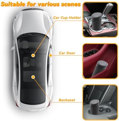 Car Trash Can with Lid, 2 Pack, 180 Trash Bags - Image 5