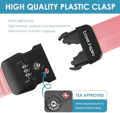 Travel Inspira Heavy Duty Luggage Straps - Image 6
