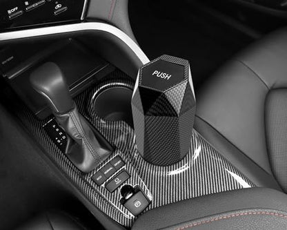 Ginsco Car Trash Can with Lid, Cup Holder Garbage Can - Image 2