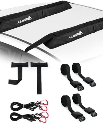 Abahub Kayak Roof Rack Soft Roof Rack Pads by AbahubDirect