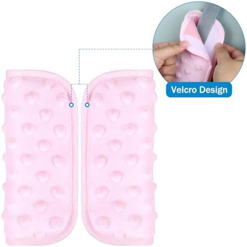Accmor Baby Car Seat Strap Covers Shoulder Pads, Super Soft Seat Belt Covers - Image 3
