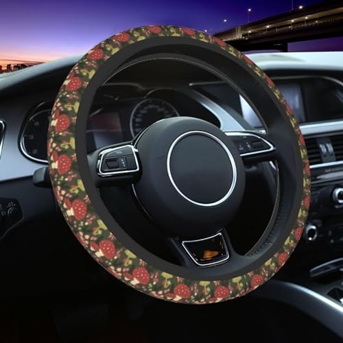 Mushroom Steering Wheel Cover Anti-Slip and Practical 14.5-15 Inch Universal - Image 5