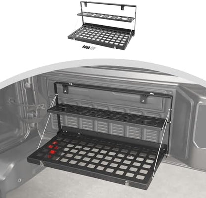 CheroCar for Jeep JL Tailgate Table Rear Foldable Cargo Shelf Aluminum Alloy by CheroCar