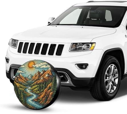 Spare Tire Cover，Mountain Camper Spare Tire Cover Waterproof Sun Protection - Image 4