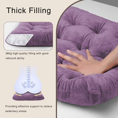 OVOV 1 Pack Chair Cushions for Dining Chairs 15.5"x15.5" Purple - Image 6