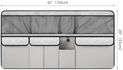 Viaviat Hanging Car Trunk Organizer, Collapsible Backseat Storage Bag - Image 3