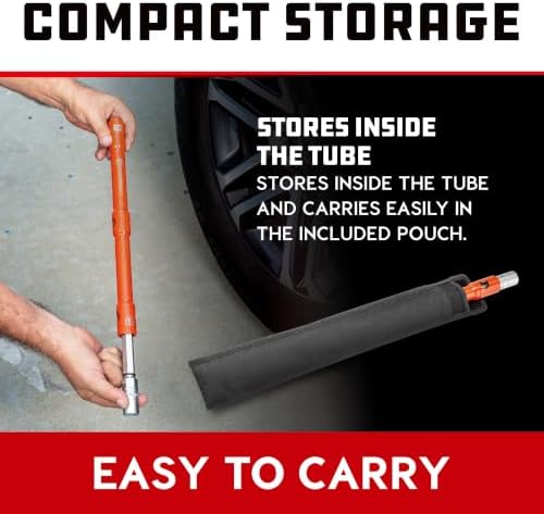 Powerbuilt Compact Lug Wrench Set, Pouch - Image 6