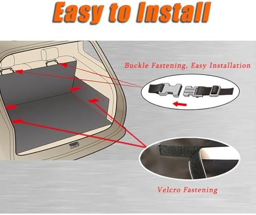 SUV Dog Cargo Liner for Pets for Jeep Liberty 2002-2012, Water-Resistant & - Image 7