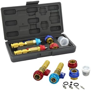 R134A R1234YF Air Condithoning Valve Core Remover Tool, High Low Pressure Valve by AUTOLINE