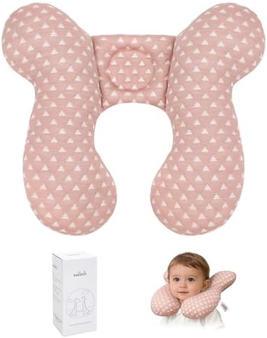 KAKIBLIN Baby Travel Pillow, Upgraded Baby Neck Pillows by KAKIBLIN