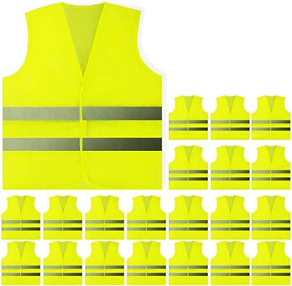 PeerBasics, 20 Pack, Hi Vis Silver Strip, Men Women, Construction… by PeerBasics