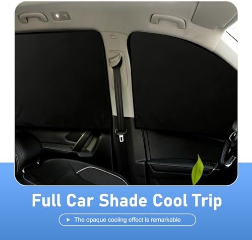 4 PCS Car Side Window Sun Shades, Heat Insulation & Sun Blocking Shade - Image 3